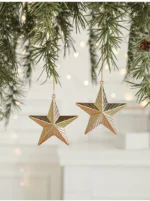 Christmas Decorations ChristmasTree Pendants ConchAccessories Five Pointed Star Decorations - Image 11
