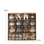 36pcs Christmas Ball Christmas Tree Decoration Ornaments for Home Decor - Image 13