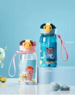 400ml Kids Water Sippy Cup With Straw Cartoon Water Bottles Outdoor Portable Drink Bottle Children's Lovely Cup Leakproof Water - Image 17