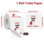 Christmas Toilet Roll Paper Happy  New Year Christmas Supplies Xmas Tissue Roll - Image 11
