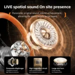 M113 Bluetooth Wireless Earphones EarBud Sports Noise Reduction Waterproof Earhooks Headset with Earhooks Built-in Mic Earphones - Image 5