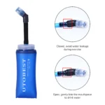 UTOBEST 250ML/500ML 2Pcs Foldable Outdoor Sports TPU Soft Water Bottles, Ultra-Lightweight, Portable, and Suitable for Camping - Image 19