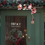 Wooden Santa Door Corner Decor Snowman Reindeer Pendant Christmas Cartoon Door Frame Decor - Image 9