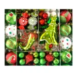 34/12/9pcs Grinch Christmas Ball Decorations Green Monster Xmas Tree Ornaments Green Painted Xmas Ball Set Christmas Home Decor - Image 25