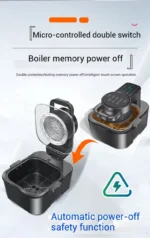 9L Multi functional Home Smart Air Fryer with Large Capacity Touch Screen Reservation Non stick Inner Perspective Oven - Image 14