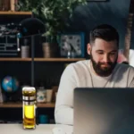 Glass Tea Infuser Bottle Leak-Proof Travel Mug Double Wall Tea Cup Portable Infuser Water Bottle, Water Separation Tea Bottle - Image 4