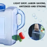 8 L Portable Water Container with Faucet Beverage Water Container Large Capacity Water Bottle For Outdoor Camping Travel - Image 4