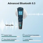 Wireless Earbuds, Bluetooth 5.3 Headphones In Ear with Dual Mic, 35H Wireless Earphones Sport with ENC Noise Canceling Mic. - Image 3