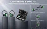 Wireless Earbuds, Bluetooth 5.3 Headphones with Dual Mic, 48H Playtime LED Display Wireless Sports Headphones. - Image 11