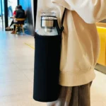 2L Large Capacity Glass Water Bottle Transparent Milk Juice Cup Outdoor Portable Leakproof Drinkware Tea Water Glass Bottle 2L - Image 5