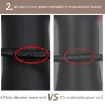 4-in-1 Hot Air Brush with Negative Ion Blow and Comb, Straight and Curl in One Hair Curler Wand - Image 6