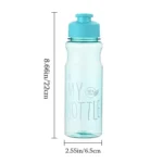 Gift Plastic Water Bottle Large Capacity Sports Kettle Wholesale Transparent Cold Water Cup Outdoor Portable 550ml - Image 3