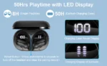 Wireless Earbuds, Bluetooth 5.3 Earbuds Stereo Bass, in-Ear Noise Cancelling Mic, Earphones IP7 Waterproof Sports, 50H Playback. - Image 9
