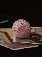 Spherical Scented Candles in Curved Tin Cans Smokeless Soy Wax Wedding Favors Photo Props Home Ambiance Decor - Image 10