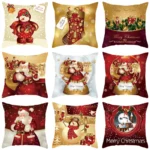 Christmas Cushion Cover Decoration Home Santa Decorations - Image 2