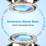 Wireless Earbuds, Bluetooth 5.3 Headphones In Ear with 4 ENC Mics, 40H Playtime LED Display Wireless Earphones. - Image 4