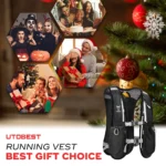 4Pcs UTOBEST 5L Running Vest with 1.5L Hydration Reservoir 500ml Bottle Set Ultralight Multi-Pocket Outdoor Vest for Camping - Image 11