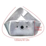 1000ml Hot Water Bottle Bag + Belt Rubber or Warm Plush Pouch Waist Cover Belt - Image 9