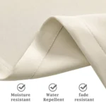 2pcs Outdoor Waterproof Patio Curtains Indoor Blackout Curtain for Living Room Bedroom Pavilion Terrace Garden Porch - Image 14