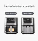 7L Electric Air Fryer Smart Multi-function Hot Convection Oven Deep Fryer Without Oil LED Touch Control 1400W Visible Window - Image 9