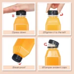 500ML Juice Bottles with Caps Clear Empty Reusable Bottles with Brush Funnel and Labels for Smoothies and Other Beverages YY177 - Image 11