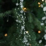 Fishing Line Fixed Pearl Chain Connected Beads Christmas Ice Crystal Pendant Bead String Rattan - Image 4