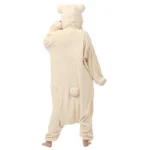 Rilakkuma Kawaii Onesie Pajamas for Women Men Anime Cartoon Warm Nightwear Adults Fashion Comfortable Jumpsuit Cosplay Clothing - Image 5