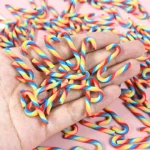 10/30/50Pcs Mini Candy Cane Christmas Decoration Red White Resin Candy DIY Crafts Xmas Pendant Navidad - Image 10