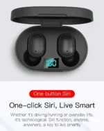 E6S Wireless Bluetooth Earphones TWS Bluetooth Headset Wireless Earbuds Noise Cancelling Earphones with Microphone Headphones - Image 7