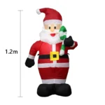 1pc Christmas Decoration Inflatable Toy Gift Snowman Penguin Built-in LED Lights Indoor Outdoor  - Image 14