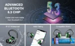 Wireless Earbuds, Bluetooth 5.3 Headphones with Dual Mic, 48H Playtime LED Display Wireless Sports Headphones. - Image 10