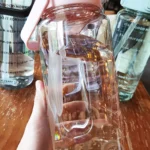 2L Sport Water Bottle With Straw Portable Leak-Large Capacity Water Cup With Motivational Quote Time Marker - Image 15