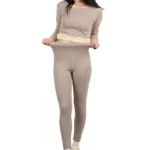 Women's Warm Underwear Set Seamless Thick Double Layer Warm - Image 5