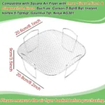 Multi-layer Detachable Grill Rack Air Fryer Baking Rack Square/Round/Rectangle Oven Grill Racks ,Meat Injector ,kitchen Gadgets - Image 8
