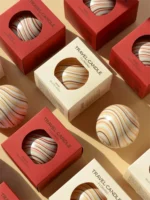 Spherical Scented Candles in Curved Tin Cans Smokeless Soy Wax Wedding Favors Photo Props Home Ambiance Decor - Image 8