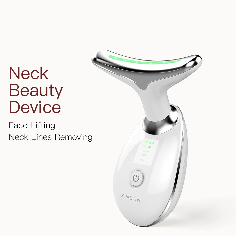 kf-S913b83644cd74b6bbc9a94395adf3ef8a ANLAN Neck Face Beauty Device EMS Facial Neck Lifting - Image 1