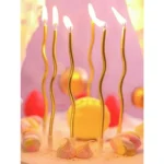 6/12/48pcs/1case Birthday Candles Spiral Cake Candles Long Thin Cake Candles For Wedding Party And Cake Decoration - Image 4