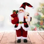 1~4PCS 2025 Christmas Decoration for Home Santa Claus Plush Doll 30cm Navidad Party Decor Xmas Ornaments New Year Gift - Image 9