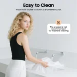 White Curtain Ice Silk Dustproof Mosquito-Proof Sunshade Detachable Used as Decoration in the Bedroom Livingroom Weddings - Image 6