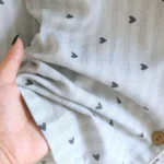 Women's Pajama Set 100% Cotton Gauze Vertical Strip Love Long Sleeve Two piece set - Image 14