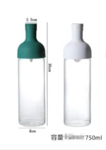 New 350ML/750ML/1L Cold Brew Coffee Glass Bottle Pot Filtered Cold Brew Bottle Portable Cold Brew Cup Cold Water Cup - Image 10