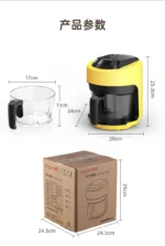 2025 Multifunctional 220V air fryer household transparent visualization fully automatic air fryer small capacity electric fryer - Image 23