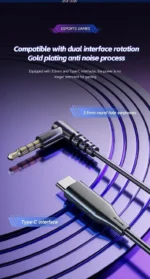 Gaming Earbud Gamer Headphone With Dual Microphones Typec&3.5mm In-ear Earphones HiFi Stereo Headsets Sport with Mic for Samsung - Image 22