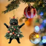 1PC Christmas Tree Pendants Cute Cat Hanging Ornaments for Car Backpack Xmas Tree Decorations Party Supplies New Year Gifts - Image 11