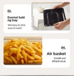 13L Air Fryers 26L Large Capacity Electric Fryer Oven Oilless Cooker Visible Window Household Kitchen Deep Fryer without Oil - Image 18