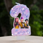 Kpop Demon Hunters Theme Candle 3D Number 0-9 Kids Birthday Cake Decoration Baby Shower Anime Party Accessories Supplies - Image 30