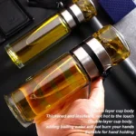 Glass Tea Infuser Bottle Leak-Proof Travel Mug Double Wall Tea Cup Portable Infuser Water Bottle, Water Separation Tea Bottle - Image 5