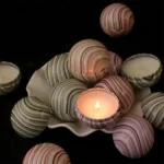 Spherical Scented Candles in Curved Tin Cans Smokeless Soy Wax Wedding Favors Photo Props Home Ambiance Decor - Image 3