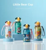 400ml Kids Water Sippy Cup With Straw Cartoon Water Bottles Outdoor Portable Drink Bottle Children's Lovely Cup Leakproof Water - Image 24