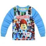 Game Roblox Clothing Middle and Big Kids Homewear Suit Long-sleeved Two-piece Pajamas - Image 10